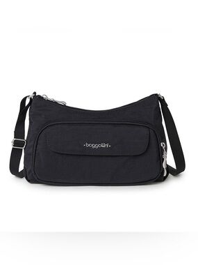 Baggallini Everyday Crossbody Bag Black Zipper Shoulder Purse